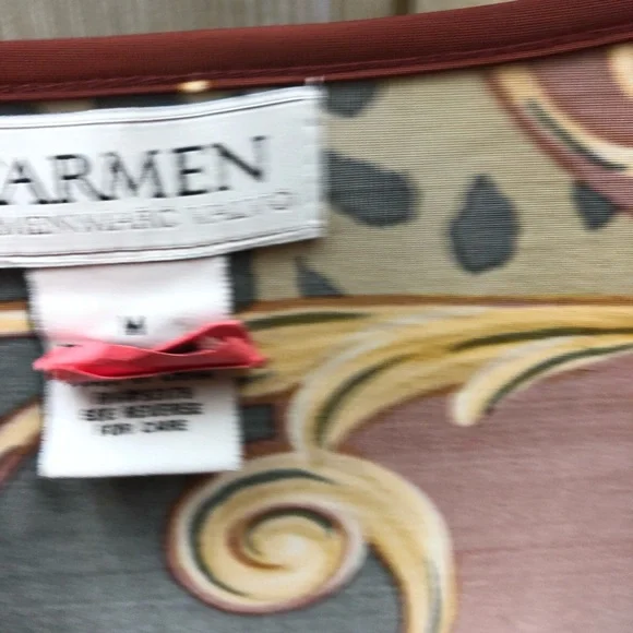 CARMEN MARC VALVO CHAINS TOP‎ M - Picture 2 of 2